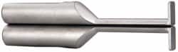 SPI - Accurate up to 0.001", 0.04" Wide Flange, 0.255" Groove Depth, Hard Chrome Steel Caliper Groovemaster - 1 Piece, 1-1/4" Bore Depth, For Use with 6" Vernier, Dial & Digital Calipers - Americas Industrial Supply