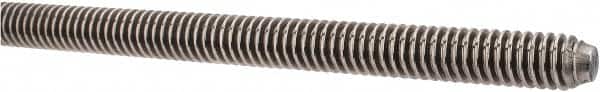 Keystone Threaded Products - 1/2-10 Acme, 6' Long, Stainless Steel General Purpose Acme Threaded Rod - Right Hand Thread - Americas Industrial Supply