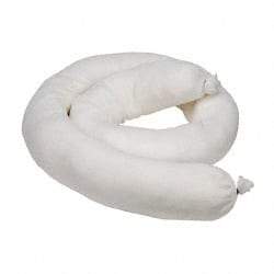 PRO-SAFE - 14 Gal, 4' Long, 3" Diam, Polypropylene Sock - Oil Only, White - Americas Industrial Supply