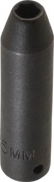 Proto - 1/4" Drive 5mm Deep Impact Socket - 6 Points, 2" OAL - Americas Industrial Supply