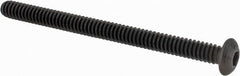 Value Collection - #10-24 UNC Hex Socket Drive, Button Screw - Alloy Steel, Black Oxide Finish, Fully Threaded, 2-1/2" Length Under Head - Americas Industrial Supply