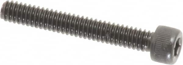 Value Collection - #5-40 UNC Hex Socket Drive, Socket Cap Screw - Alloy Steel, Black Oxide Finish, Fully Threaded, 7/8" Length Under Head - Americas Industrial Supply