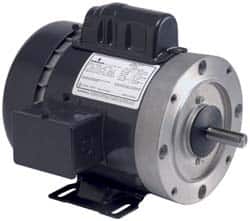 US Motors - 3/4 hp, No Thermal Protection, 3,450 RPM, 115/230 Volt, Industrial Electric AC/DC Motor - Size 56C Frame, Ball Bearings, 9.8/4.9 Full Load Amps, B Class Insulation - Americas Industrial Supply