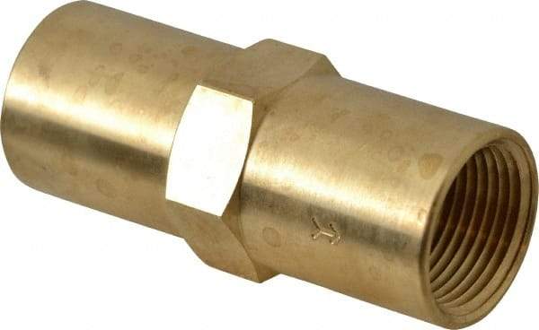 Specialty Mfr - 3/4" Brass Check Valve - Inline, FNPT x FNPT, 500 WOG - Americas Industrial Supply