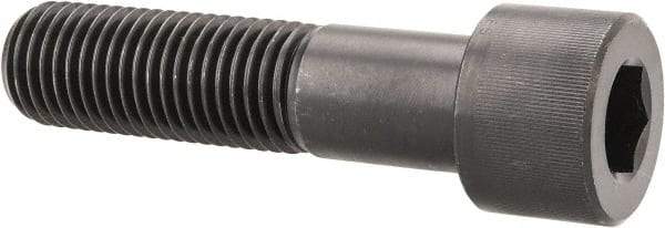 Value Collection - 1-3/8 - 6 UNC Hex Socket Drive, Socket Cap Screw - Alloy Steel, Black Oxide Finish, Partially Threaded, 5-1/2" Length Under Head - Americas Industrial Supply