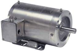 US Motors - 1/2 hp, TENV Enclosure, No Thermal Protection, 1,725 RPM, 575 Volt, 60 Hz, Three Phase Standard Efficient Motor - Size 56 Frame, C-Face/Base Mount, 1 Speed, Ball Bearings, 0.7 Full Load Amps, F Class Insulation, Reversible - Americas Industrial Supply