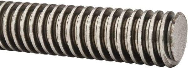 Keystone Threaded Products - 1-1/4-4 Acme, 6' Long, Alloy Steel General Purpose Acme Threaded Rod - Oil Finish Finish, Right Hand Thread, 2G Fit - Americas Industrial Supply