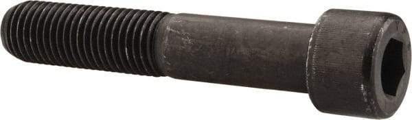 Value Collection - 1-1/2 - 12 UNF Hex Socket Drive, Socket Cap Screw - Alloy Steel, Black Oxide Finish, Partially Threaded, 8" Length Under Head - Americas Industrial Supply