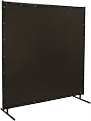 Steiner - 6 Ft. Wide x 6 Ft. High x 3/4 Inch Thick, 14 mil Thick Transparent Vinyl Portable Welding Screen Kit - Gray - Americas Industrial Supply