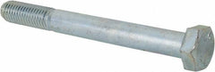 Value Collection - M12x1.75mm Metric Coarse, 110mm Length Under Head Hex Head Cap Screw - Partially Threaded, Grade 8.8 Steel, Zinc-Plated Finish, 19mm Hex - Americas Industrial Supply