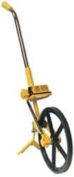 Trumeter - 10,000' Counter Limit, 39" OAL, Yellow/Chrome Measuring Wheel - 2.5" Accuracy per 100", Measures in Feet & Inches - Americas Industrial Supply