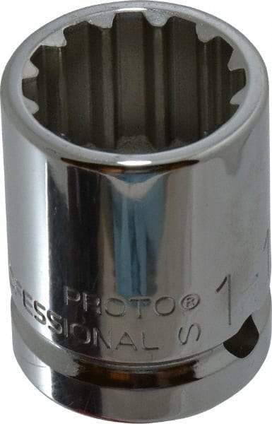 Proto - 3/4" Drive, 1-1/16" Socket, Spline Socket - 12 Points, 1-31/32" OAL - Americas Industrial Supply