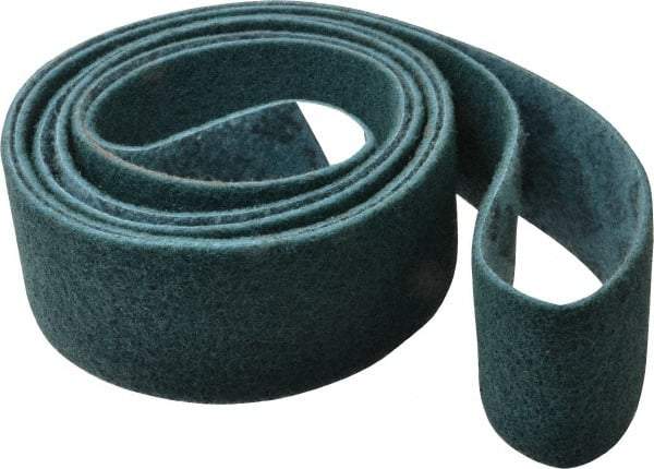 3M - 3" Wide x 132" OAL, Talc Abrasive Belt - Talc, Nonwoven, Series SC-BL - Americas Industrial Supply