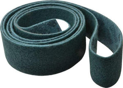 3M - 3" Wide x 132" OAL, Talc Abrasive Belt - Talc, Nonwoven, Series SC-BL - Americas Industrial Supply