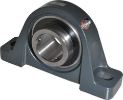 Browning - 1-15/16" ID, 8-13/16" OAL x 4-31/32" OAH Pillow Block - 5,216 Lb Static Cap, 7,889 Lb Dyn Cap, 6-15/16" Btw Mnt Hole Ctrs, 2-1/2" Base-to-Ctr Ht, Cast Iron - Americas Industrial Supply
