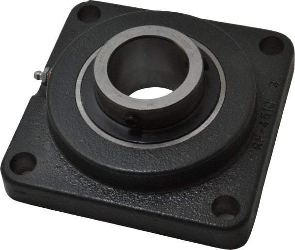 Browning - 1-15/16" ID, 6-3/8" OAL x 6-3/8" OAH 4-Bolt Flange - 5,216 Lb Static Cap, 7,889 Lb Dyn Cap, 5-1/8" Btw Mnt Hole Ctrs, Cast Iron - Americas Industrial Supply