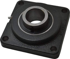 Browning - 1-15/16" ID, 6-3/8" OAL x 6-3/8" OAH 4-Bolt Flange - 5,216 Lb Static Cap, 7,889 Lb Dyn Cap, 5-1/8" Btw Mnt Hole Ctrs, Cast Iron - Americas Industrial Supply
