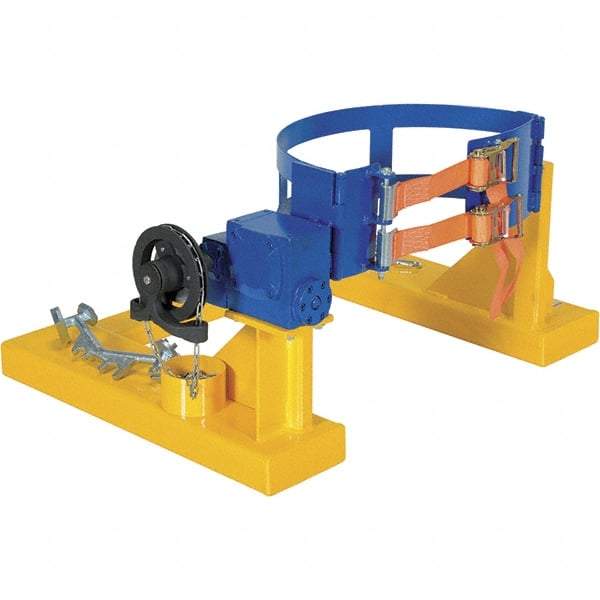 Vestil - 2,000 Lb Load Capacity, 55 Gal Forklift Drum Rotator - For 55 Gal Drums - Americas Industrial Supply