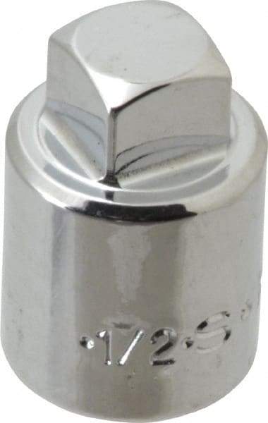 SK - 1/2" Drive, 1/2" Socket, Male Pipe Plug Socket - 4 Points, 1-3/8" OAL - Americas Industrial Supply