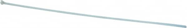 Thomas & Betts - 11.1" Long Natural (Color) Nylon Standard Cable Tie - 30 Lb Tensile Strength, 1.31mm Thick, 4" Max Bundle Diam - Americas Industrial Supply