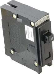 Eaton Cutler-Hammer - 15 Amp, 120/240 VAC, 24 VDC, 48 VDC, 80 VDC, 1 Pole, Plug In Miniature Circuit Breaker - Thermal Magnetic Trip, 14-4 AWG, 2-3/8 Inch Deep x 2-15/16 Inch High x 1 Inch Wide - Americas Industrial Supply