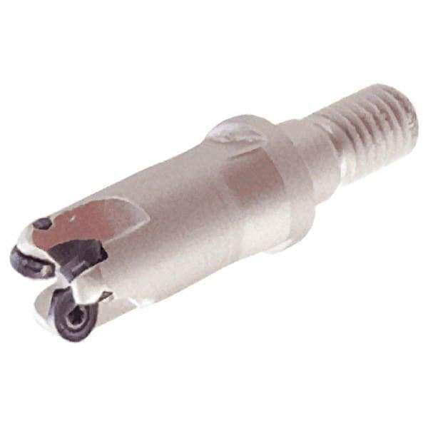 Iscar - 25mm Cutting Diam, 10mm Max Depth of Cut, Modular Connection Indexable Copy End Mill - 3 Inserts, R90CW, R90MT, RXCR, RXCW, RXMT Insert, ER-M Toolholder - Americas Industrial Supply