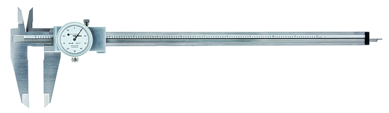 0 - 12" Measuring Range (.001 Grad.) - Dial Caliper - #00589046 - Americas Industrial Supply