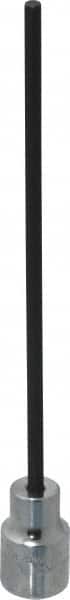 Proto - 3/8" Drive, 4mm Hex Bit Socket - 6-29/32" OAL, 5" Bit Length - Americas Industrial Supply