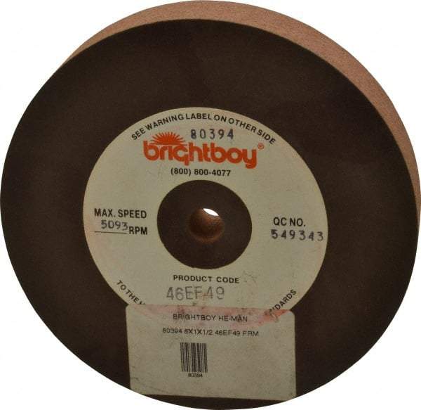 Cratex - 6" Diam x 1/2" Hole x 1" Thick, 46 Grit Surface Grinding Wheel - Coarse Grade - Americas Industrial Supply