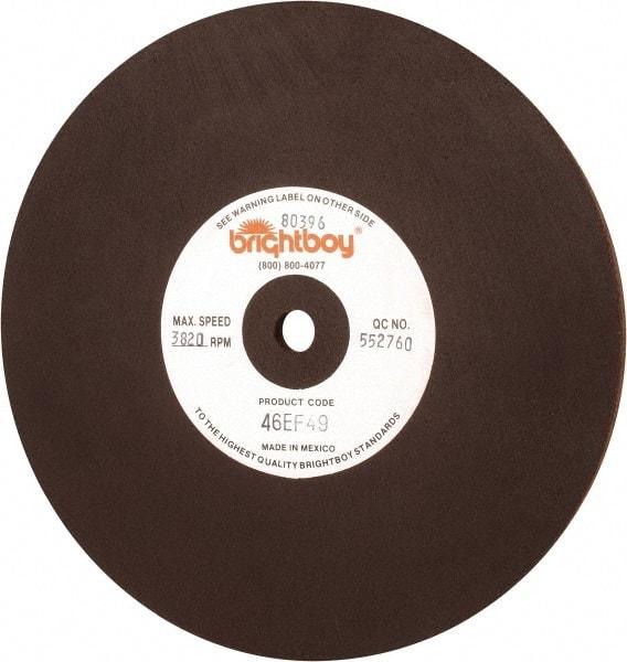 Cratex - 8" Diam x 1/2" Hole x 1/4" Thick, 46 Grit Surface Grinding Wheel - Coarse Grade - Americas Industrial Supply