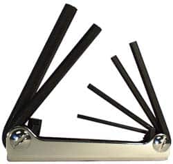 Eklind - 6 Piece Fold-Up Hex Key Set - Americas Industrial Supply