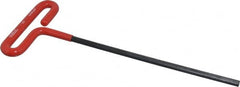 Eklind - 1/4" Hex, T-Handle Cushion Grip Hex Key - 9" OAL - Americas Industrial Supply
