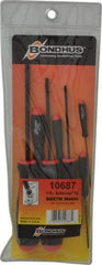 Bondhus - 7 Piece, 1.27 to 5mm Ball End Hex Driver Set - Comes in Vinyl Pouch - Americas Industrial Supply