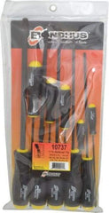 Bondhus - 11 Piece, 5/64 to 3/8" Ball End Hex Driver Set - Comes in Vinyl Pouch - Americas Industrial Supply