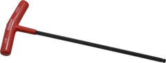 Bondhus - 6mm Hex, T-Handle Cushion Grip, Ball End Hex Key - 266mm OAL, Protanium High Torque Steel, Metric System of Measurement - Americas Industrial Supply