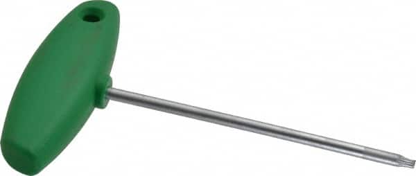 Wiha - T10 Standard Torx Key - Flag-Style, 3.94" Length Under Head, 100mm OAL - Americas Industrial Supply