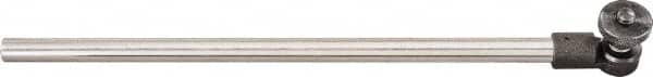 Starrett - 3/8 x 9-1/2 Inch, Drop Indicator Gage Holding Rod - For Use with 657 Series Holders - Americas Industrial Supply