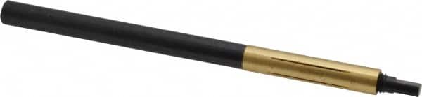 Made in USA - 4-1/2" Length x 5/16" Diam Through Hole Barrel Lap - 0.3" Arbor Diam, 1.57" Barrel Length, Eccentric Slot - Americas Industrial Supply