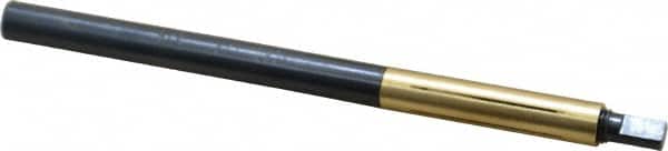 Made in USA - 5-1/4" Length x 3/8" Diam Through Hole Barrel Lap - 0.365" Arbor Diam, 1.87" Barrel Length, Eccentric Slot - Americas Industrial Supply