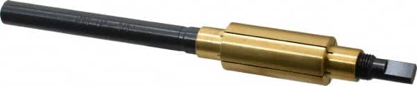 Made in USA - 7-1/4" Length x 15/16" Diam Through Hole Barrel Lap - 1/2" Arbor Diam, 3" Barrel Length, Eccentric Slot - Americas Industrial Supply