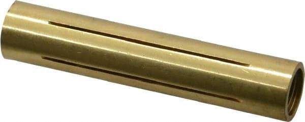 Made in USA - 13/32" Diam Through Hole Barrel Cylinder - 2" Barrel Length, Eccentric Slot - Americas Industrial Supply
