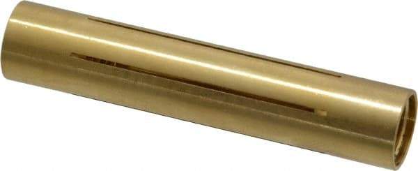 Made in USA - 7/16" Diam Through Hole Barrel Cylinder - 2.19" Barrel Length, Eccentric Slot - Americas Industrial Supply