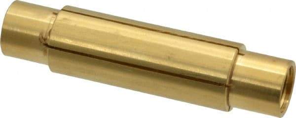 Made in USA - 3/4" Diam Through Hole Barrel Cylinder - 3" Barrel Length, Eccentric Slot - Americas Industrial Supply