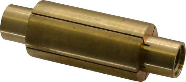 Made in USA - 1" Diam Through Hole Barrel Cylinder - 3" Barrel Length, Eccentric Slot - Americas Industrial Supply