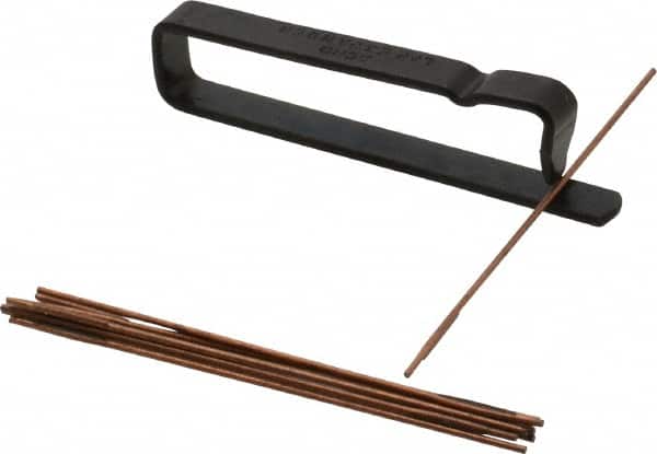 Made in USA - 2-1/2" Long x 0.046" Thick Midget Lap - 0.035" Arbor Diam, 10 Piece Set - Americas Industrial Supply
