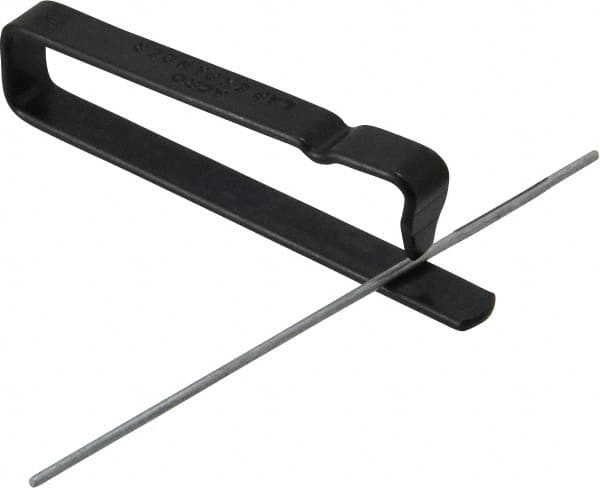 Made in USA - 3-1/4" Long x 0.062" Thick Midget Lap - 0.05" Arbor Diam, 10 Piece Set - Americas Industrial Supply