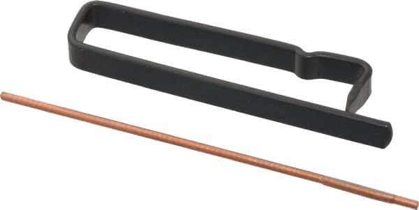 Made in USA - 3" Long x 0.079" Thick Midget Lap - 0.06" Arbor Diam, 10 Piece Set - Americas Industrial Supply