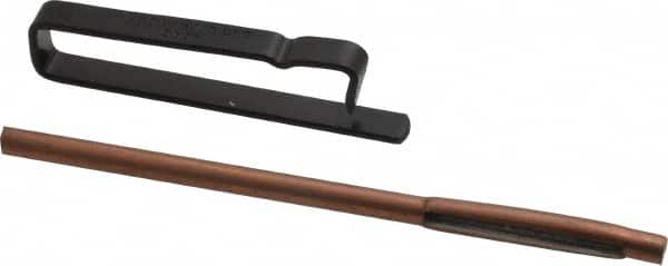 Made in USA - 4" Long x 0.218" Thick Midget Lap - 0.175" Arbor Diam, 10 Piece Set - Americas Industrial Supply