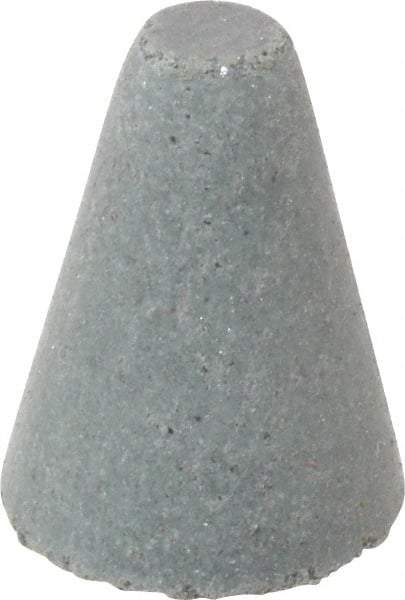 Cratex - 5/8" Max Diam x 7/8" Long, Taper, Rubberized Point - Coarse Grade, Silicon Carbide, 1/8" Arbor Hole, Unmounted - Americas Industrial Supply