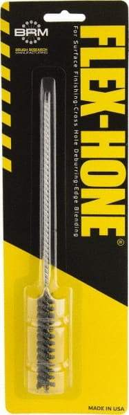 Brush Research Mfg. - 3/8" to 0.394" Bore Diam, 60 Grit, Aluminum Oxide Flexible Hone - Coarse, 8" OAL - Americas Industrial Supply
